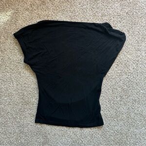 Elegant Black Women's Backless Top